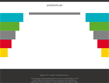 Tablet Screenshot of antifainfo.de